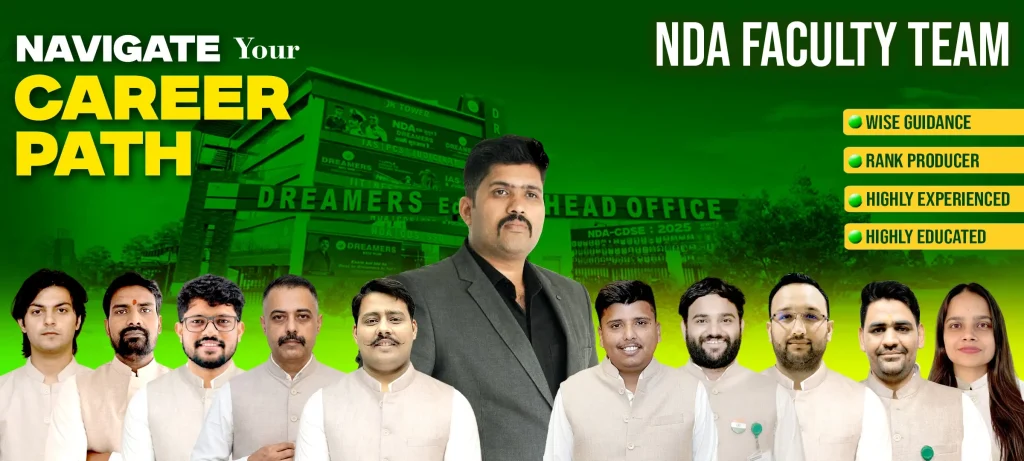 NDA Faculty Team of Doon Defence Dreamers